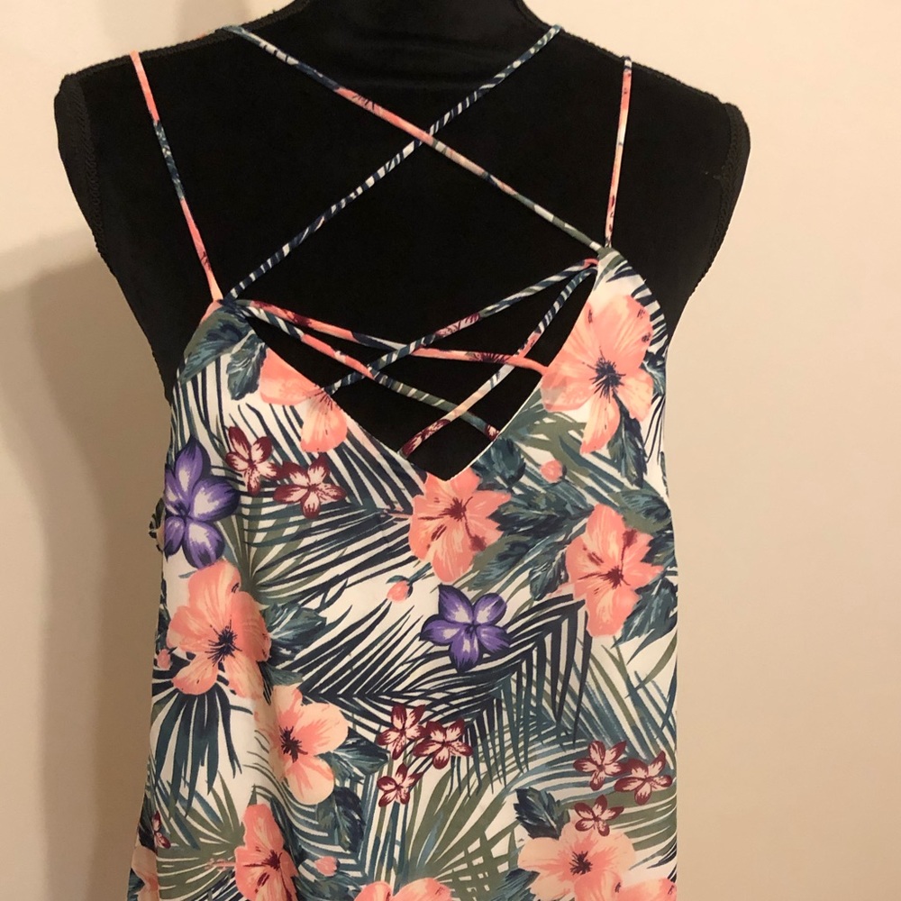 Spaghetti strap tank top